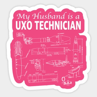 Wife of a UXO Tech Sticker